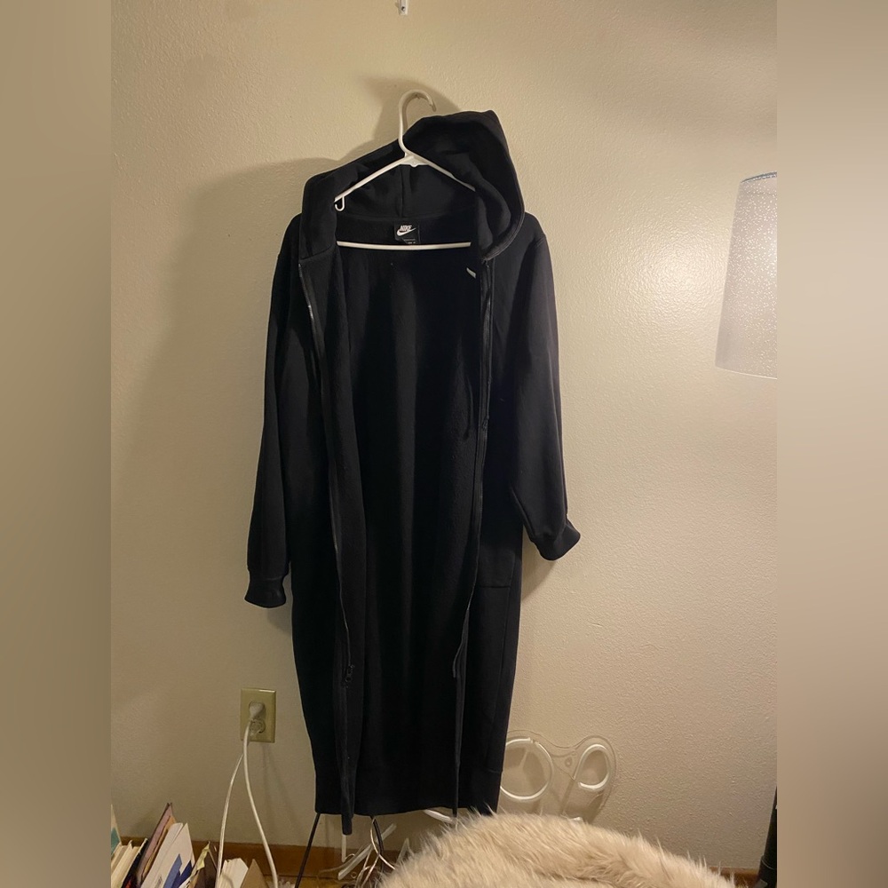Long Nike dual-zip hoodie